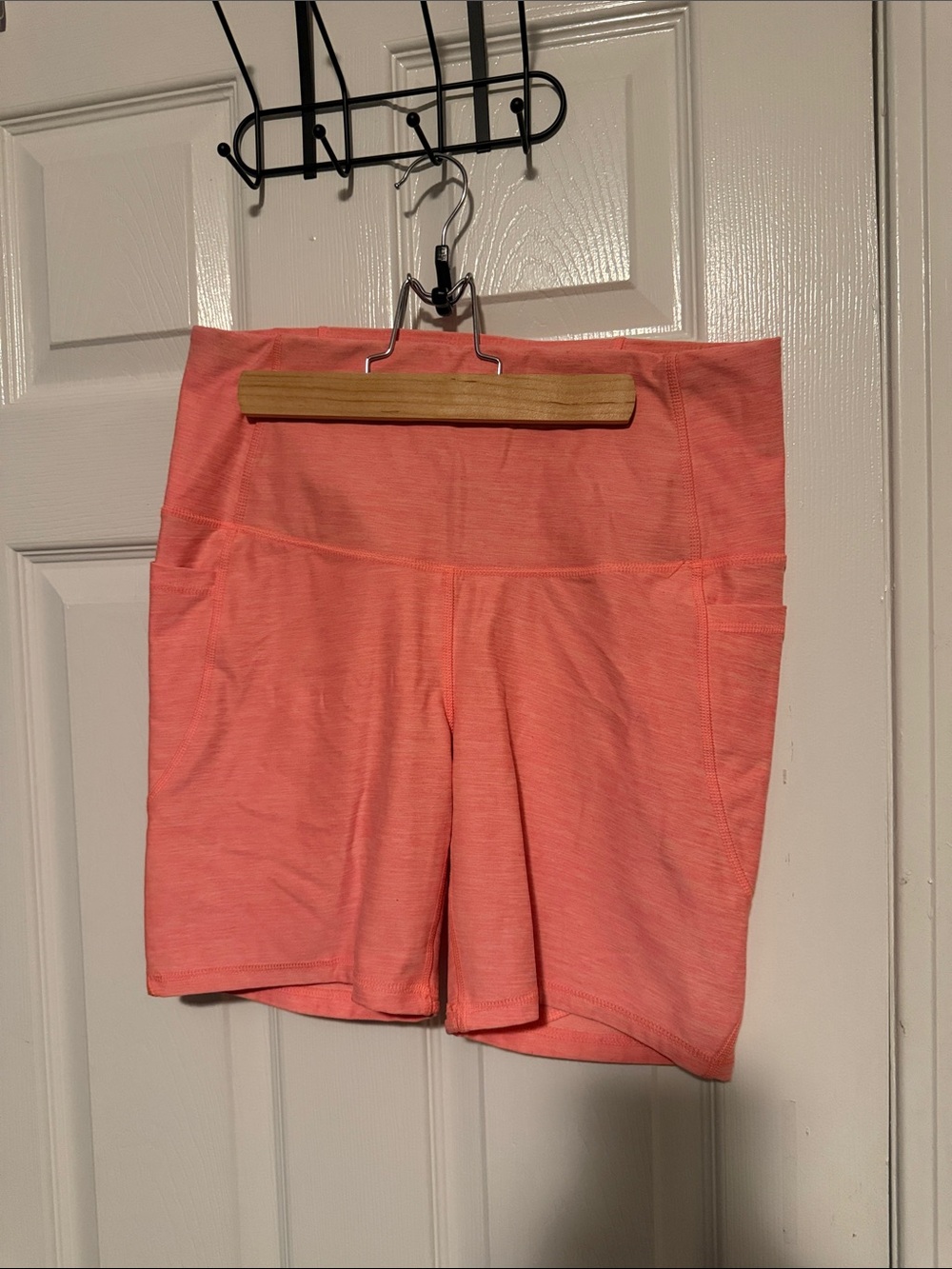 all in motion Coral High-Rise Bike Shorts with Side Pockets